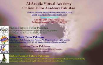 Expert Online Chemistry tuition in Saudi Arabia