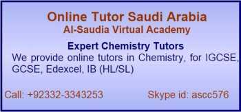 Online Al-Saudia Virtual AcademyChemistry Tutors
