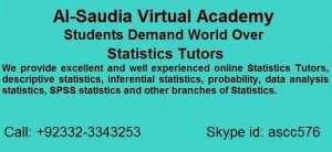 ASVA offers online tutoring in Statistics