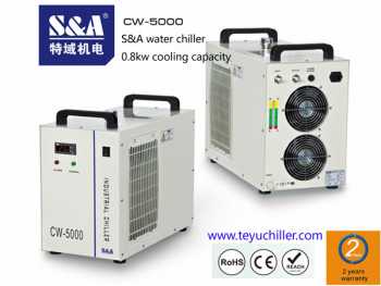 S&amp;A recirculating and portable water chiller CW-5000